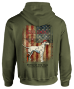 Grunge Flag Hooded Sweater